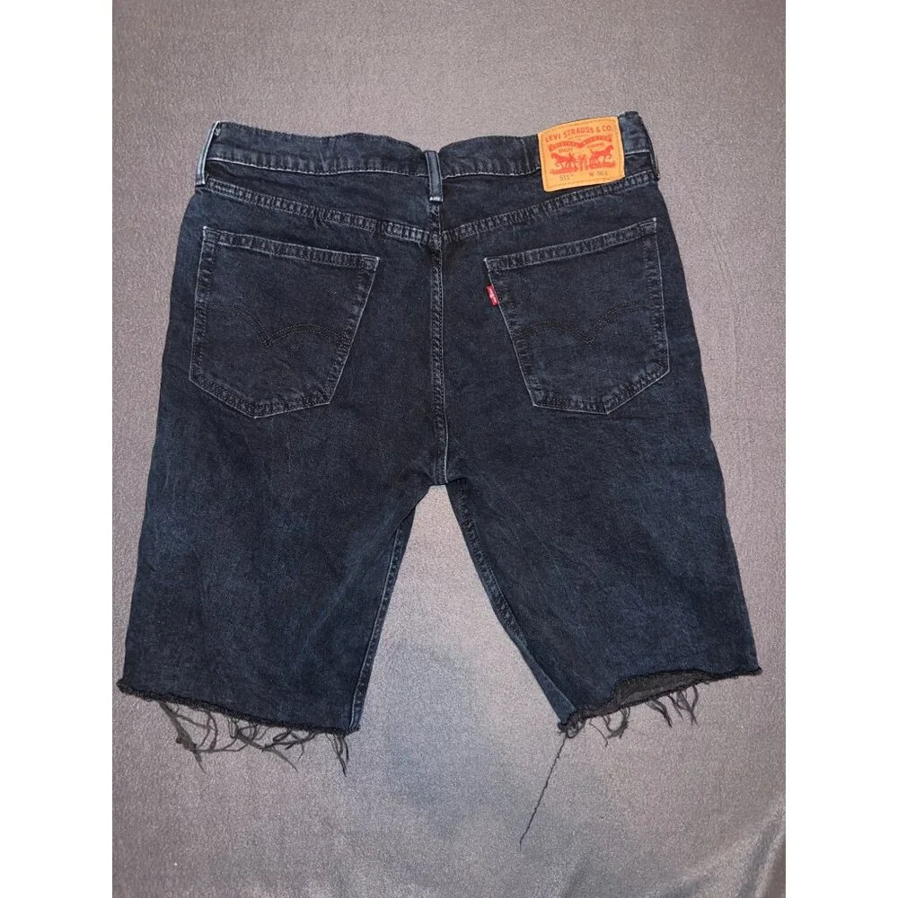 Lot of 3 Men’s Jean Shorts 36 |‎ Levi’s XRAY Steve’s Raw Hem Moto - Picture 15 of 16